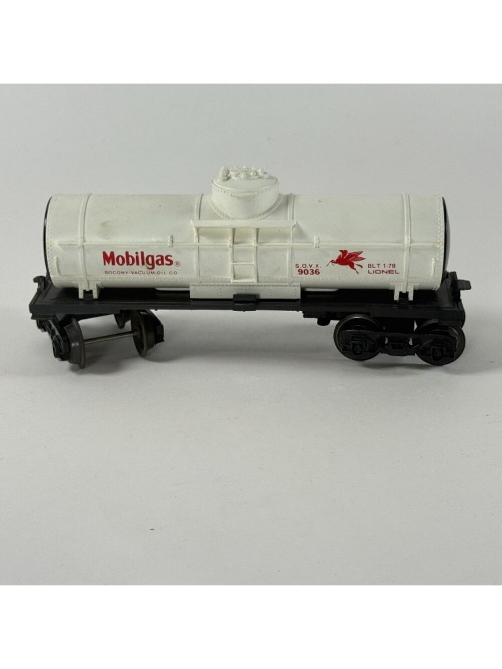 Vintage Lionel 9036 Mobilgas Tank Car O27 Gauge Standard Oil Model Train Car